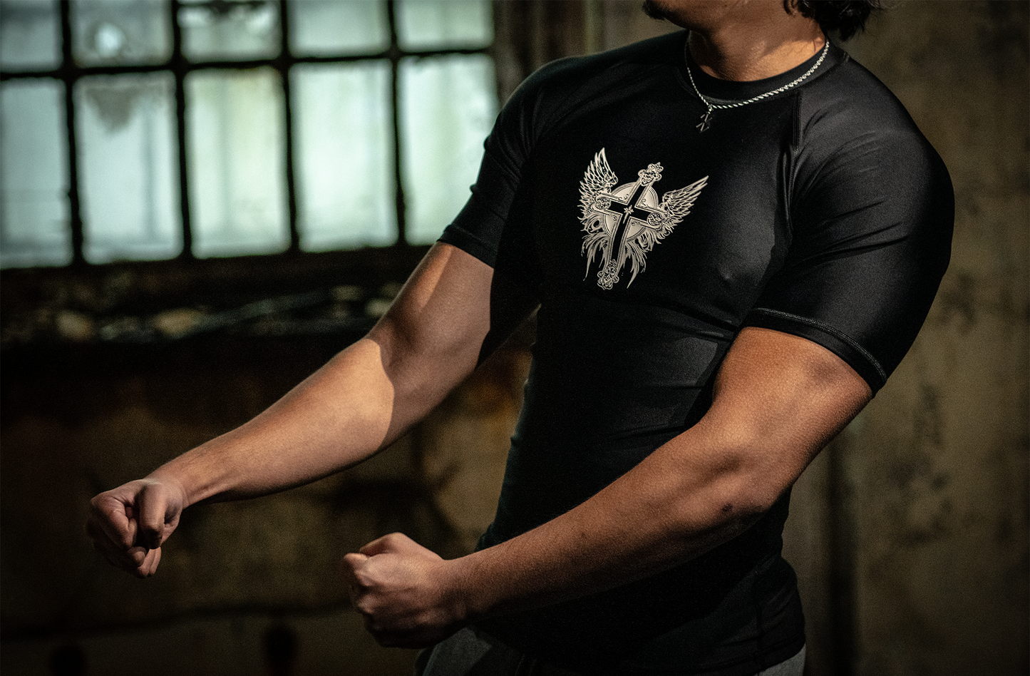 Winged Cross Compression